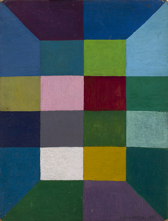 HENK PEETERS (1925-2013)COMPOSITION SQUAIRS IN SPACE (1945)