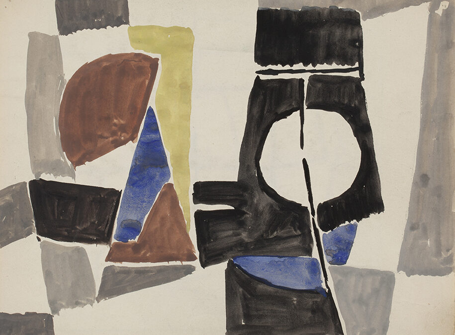 GEER VAN VELDE (1898-1977) COMPOSITION (CA.1955)