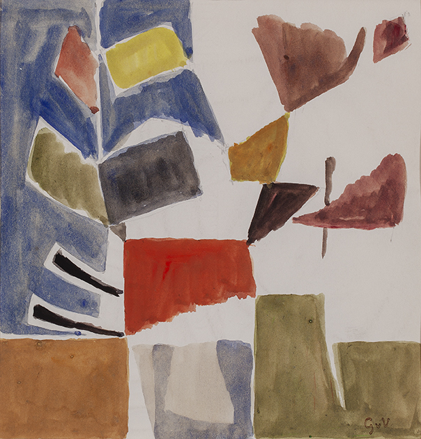 GEER VAN VELDE (1898-1977) COMPOSITION (CA.1957)