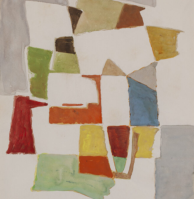 GEER VAN VELDE (1898-1977) COMPOSITION (CA.1957)