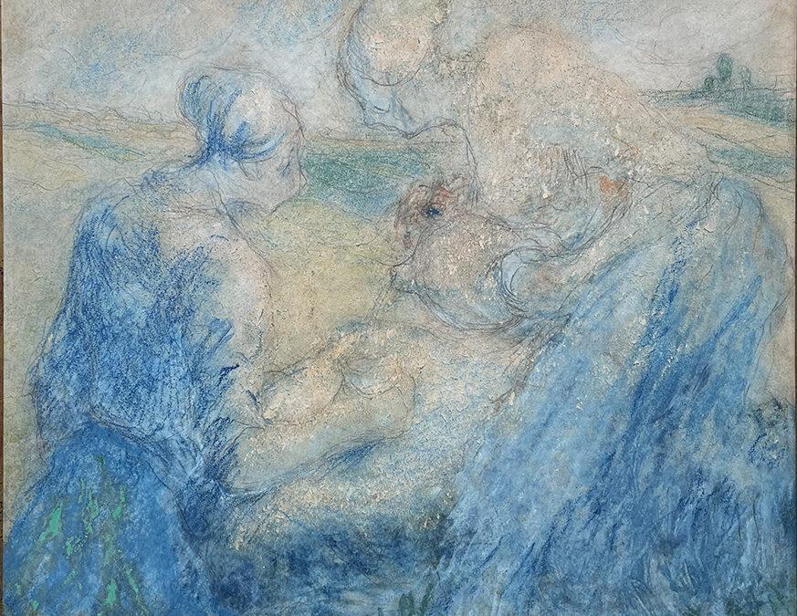 JOHAN THORN PRIKKER (1868-1932) Twee vrouwen op het land (1892)