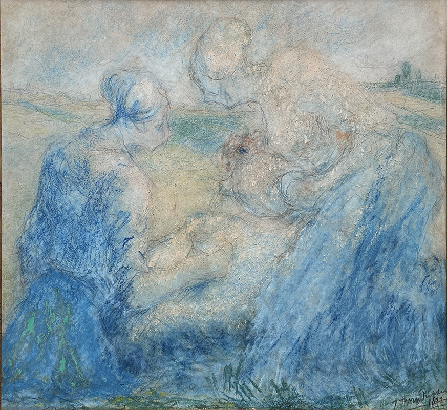 JOHAN THORN PRIKKER (1868-1932) Two women in a field (1892)