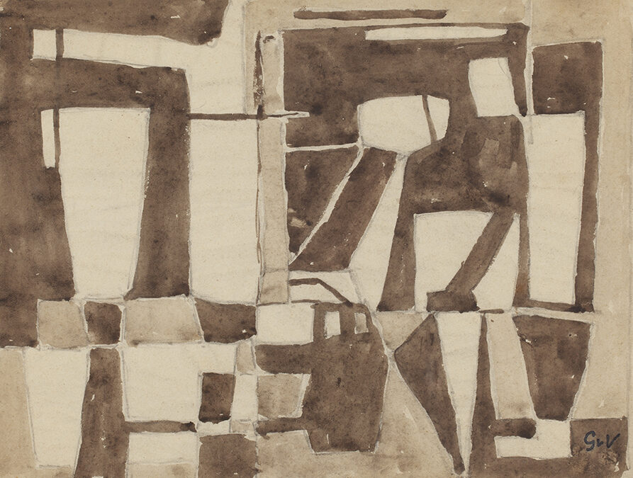 GEER VAN VELDE (1898-1977) COMPOSITION (CA.1949)