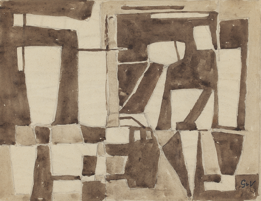 GEER VAN VELDE (1898-1977) COMPOSITION (CA.1949)